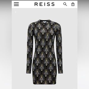 Reiss metallic tunic dress never been worn. A staple go to designer in London.